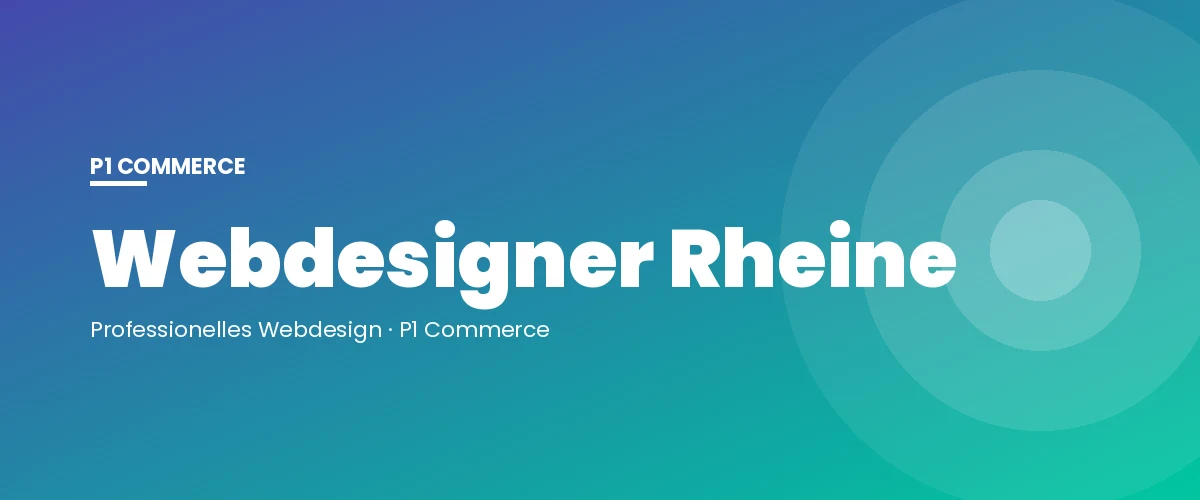 Webdesigner Rheine – P1 Commerce Webagentur